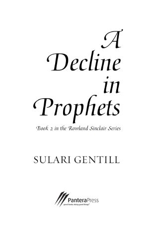 [Rowland Sinclair 02] • Decline in Prophets